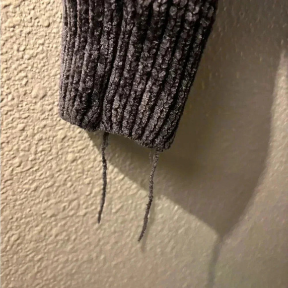 So chenille hoodie crop oversized XL - Picture 2 of 5